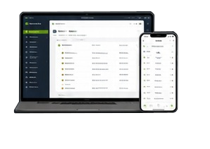 Интерфейс Networking One на компьютере и телефоне